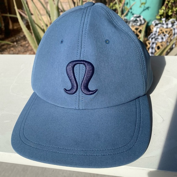lululemon athletica Other - LULULEMON 'Days Shade' Light Blue Embossed Logo Ball Cap Snapback Hat